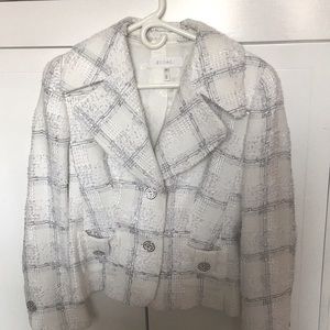 Escada jacket with jeweled buttons